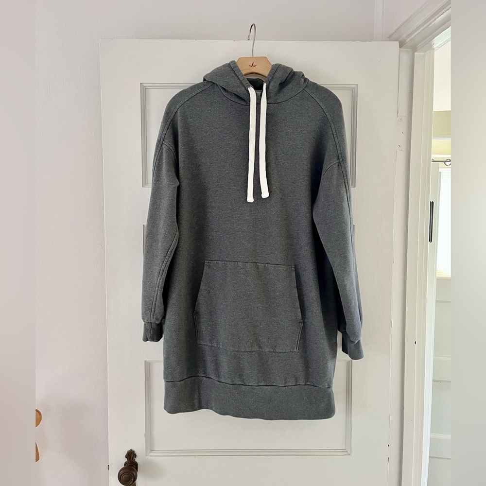 Everlane The Hoodie Dress - Heather Grey